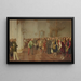 L'Empereur begrüßt die polnische und ukrainische Delegation in Lemberg - Franciszek Tepa — gerahmtes Bild an der Wand