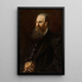 Portrait eines Mannes, M. Zarewicz - Franciszek Żmurko — gerahmtes Bild an der Wand