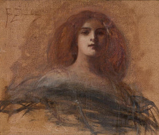 Frau mit roten Haaren - Franciszek Żmurko — Ansicht des Kunstwerks