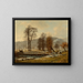 Winterstudie, Munster-Tal - François-Louis Français — gerahmtes Bild an der Wand
