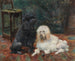 Les caniches royaux Jocko et Geraldine - François Richard de Montholon — Ansicht des Kunstwerks