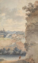 Italienisches Landschaftsgemälde - François Vivares — Ansicht des Kunstwerks
