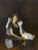 Ein Porträt von Ethel Grace Bolitho geborene Macleod - Frank Bramley — Ansicht des Kunstwerks