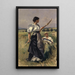 Faucheur et moissonneur - Frank Buchser — gerahmtes Bild an der Wand