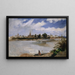 Ansicht von Sevilla durch den Guadalquivir - Frank Buchser — gerahmtes Bild an der Wand