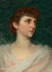 Portrait de Maude Moore - Frank Dicksee — Ansicht des Kunstwerks
