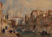 Ansicht von Venedig, die Kuppel der Santa Maria della Salute gesehen von hinten des Palastes Da Mula in Richtung Osten - Frank Dillon — Ansicht des Kunstwerks