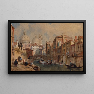 Frank Dillon - View of Venice The Dome of Santa Maria della Salute Seen from the Rear of the Da Mula Palace looking Eastward.webp