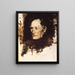 Kopf eines alten Mannes - Frank Duveneck — gerahmtes Bild an der Wand