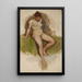 Akt - Frank Duveneck — gerahmtes Bild an der Wand