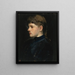 Portrait einer Dame - Frank Duveneck — gerahmtes Bild an der Wand
