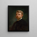 Selbstporträt - Frank Duveneck — gerahmtes Bild an der Wand