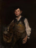 Der pfeifende Junge - Frank Duveneck — Ansicht des Kunstwerks