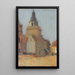Kirche von Ville - Frank Edwin Scott — gerahmtes Bild an der Wand