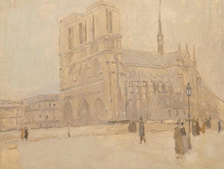 Notre-Dame im Winter - Frank Edwin Scott — Ansicht des Kunstwerks