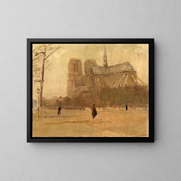 Notre-Dame Nr. I - Frank Edwin Scott — gerahmtes Bild an der Wand