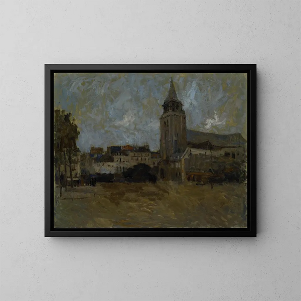 Place Saint-Germain-des-Prés - Frank Edwin Scott — gerahmtes Bild an der Wand