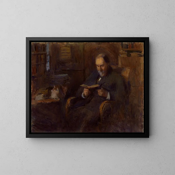 Portrait de Sanford Saltus de New York - Frank Edwin Scott — gerahmtes Bild an der Wand