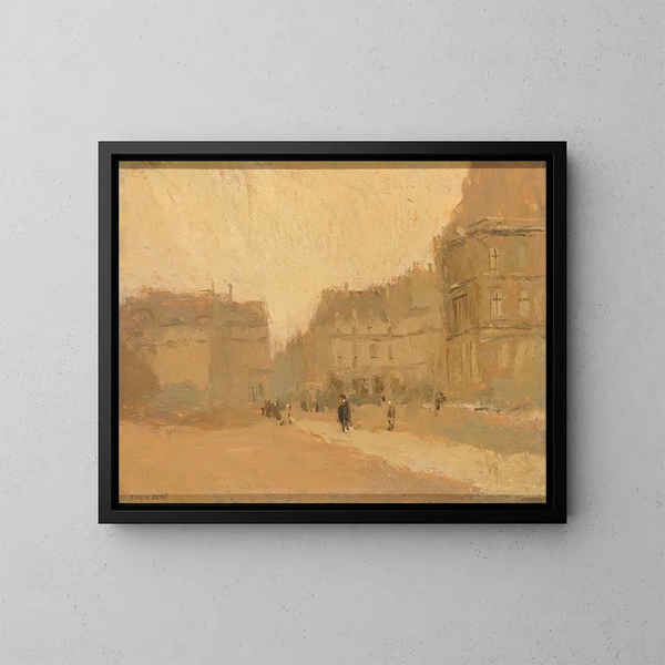 Rue des Pyramides - Frank Edwin Scott — gerahmtes Bild an der Wand