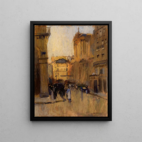 Kirche Saint-Roch - Frank Edwin Scott — gerahmtes Bild an der Wand