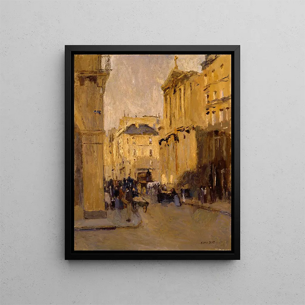 Saint-Roch Rue Saint-Honoré - Frank Edwin Scott — gerahmtes Bild an der Wand
