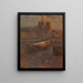 Schiffe vor Anker Cherbourg Nr. II - Frank Edwin Scott — gerahmtes Bild an der Wand