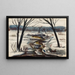 Landschaft von Rhode Island - Frank Herman Alston Jr. — gerahmtes Bild an der Wand