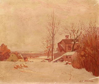 Winterlandschaft - Frank Howard Marschall — Ansicht des Kunstwerks