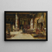 in der Bibliothek - Frank LeBrun Kirkpatrick — gerahmtes Bild an der Wand