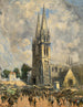 Kirche in der Normandie - Frank Myers Boggs — Ansicht des Kunstwerks