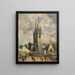 Kirche in der Normandie - Frank Myers Boggs — gerahmtes Bild an der Wand