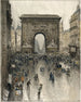 La porte Saint-Denis - Frank Myers Boggs — Ansicht des Kunstwerks