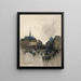 Le pont Saint-Michel - Frank Myers Boggs — gerahmtes Bild an der Wand
