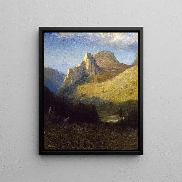 Castle Creek Canyon, Dakota du Sud - Franklin De Haven — gerahmtes Bild an der Wand