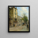 Rue de la Corraterie, Genf - François-Adolphe Grison — gerahmtes Bild an der Wand