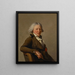 Portrait des Bildhauers Roland - François-André Vincent — gerahmtes Bild an der Wand