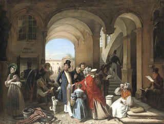 La Poste Restante - François-Auguste Biard — Ansicht des Kunstwerks