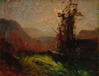 Crémieu gesehen von Chaillonnette - François-Auguste Ravier — Ansicht des Kunstwerks