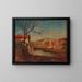 Le Moulin de Roche - François-Auguste Ravier — gerahmtes Bild an der Wand