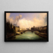 La Seine et l'Île de la Cité vues du pont Royal - François-Edme Ricois — gerahmtes Bild an der Wand