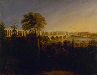 Der Pont du Point-du-Jour à Auteuil - François-Edme Ricois — Ansicht des Kunstwerks