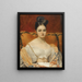 Portrait Henriette Grevedon - François-Gabriel-Guillaume Lépaulle — gerahmtes Bild an der Wand