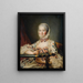 Portrait of Madam de Pompadour - François-Hubert Drouais — gerahmtes Bild an der Wand