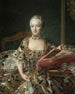 Portrait der Marquise d'Aguirandes - François-Hubert Drouais — Ansicht des Kunstwerks