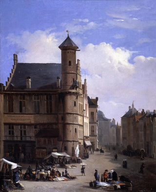 FranoisJoseph Boulanger - The Toreken on the Vrijdagmarkt in Ghent.webp