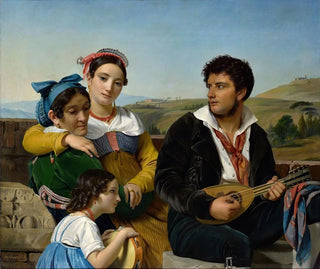 Ein Musikgruppe - François-Joseph Navez — Ansicht des Kunstwerks
