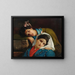 Zwei Italienerinnen - François-Joseph Navez — gerahmtes Bild an der Wand