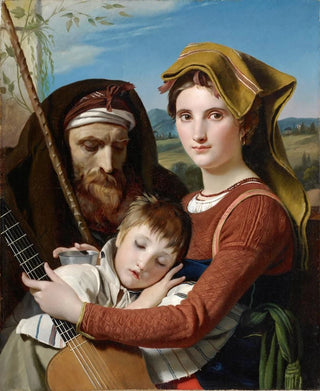 FranoisJoseph Navez - Roman Shepherd Family in the Campagna.webp