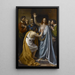 L'incrédulité de Saint Thomas - François-Joseph Navez — gerahmtes Bild an der Wand