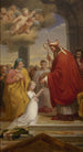 der Weihe der heiligen Genoveva durch den heiligen Germain, Bischof von Auxerre - François-Louis Dejuinne — Ansicht des Kunstwerks